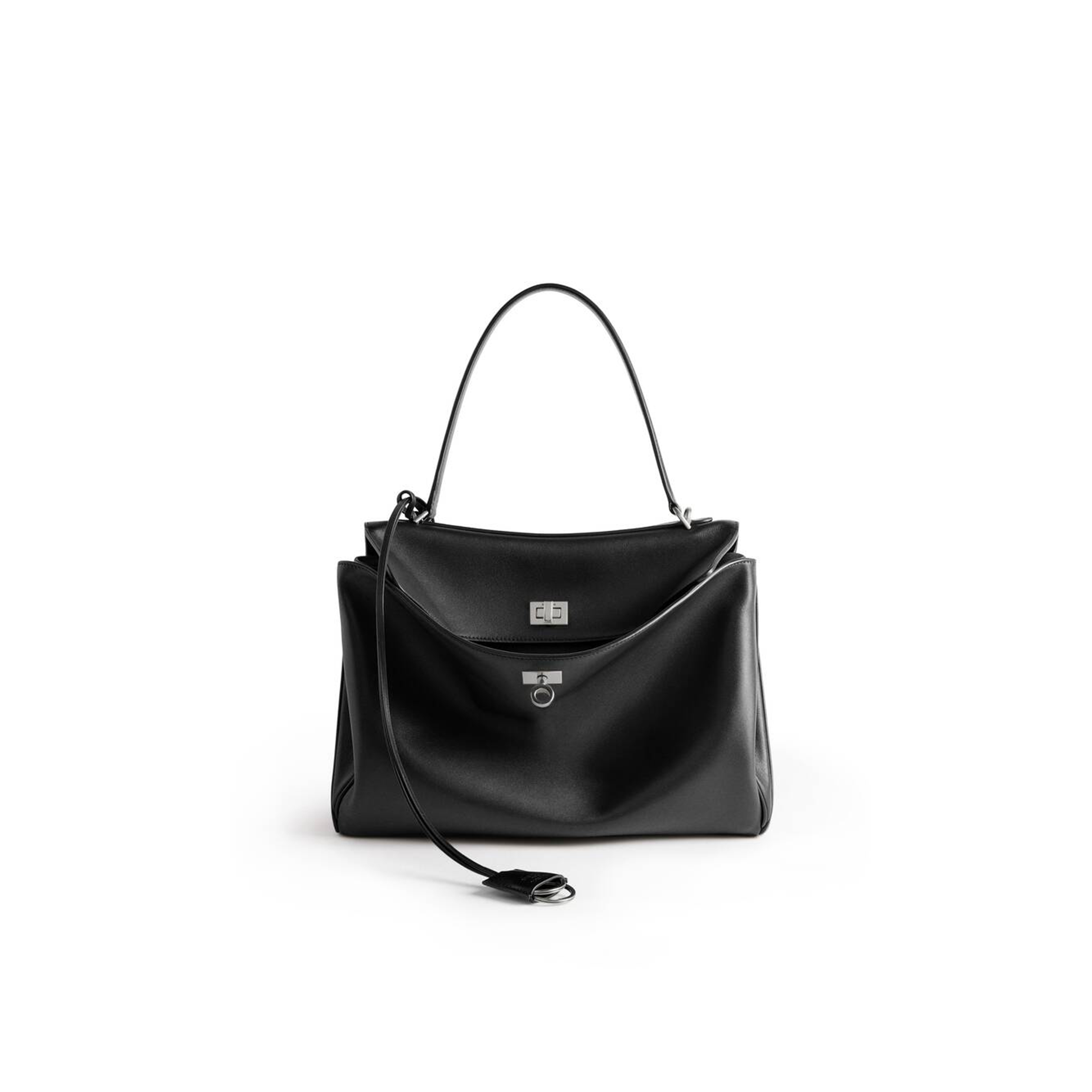 Ba*len*cia*ga women''s rodeo medium handbag in black (35*23*11cm)